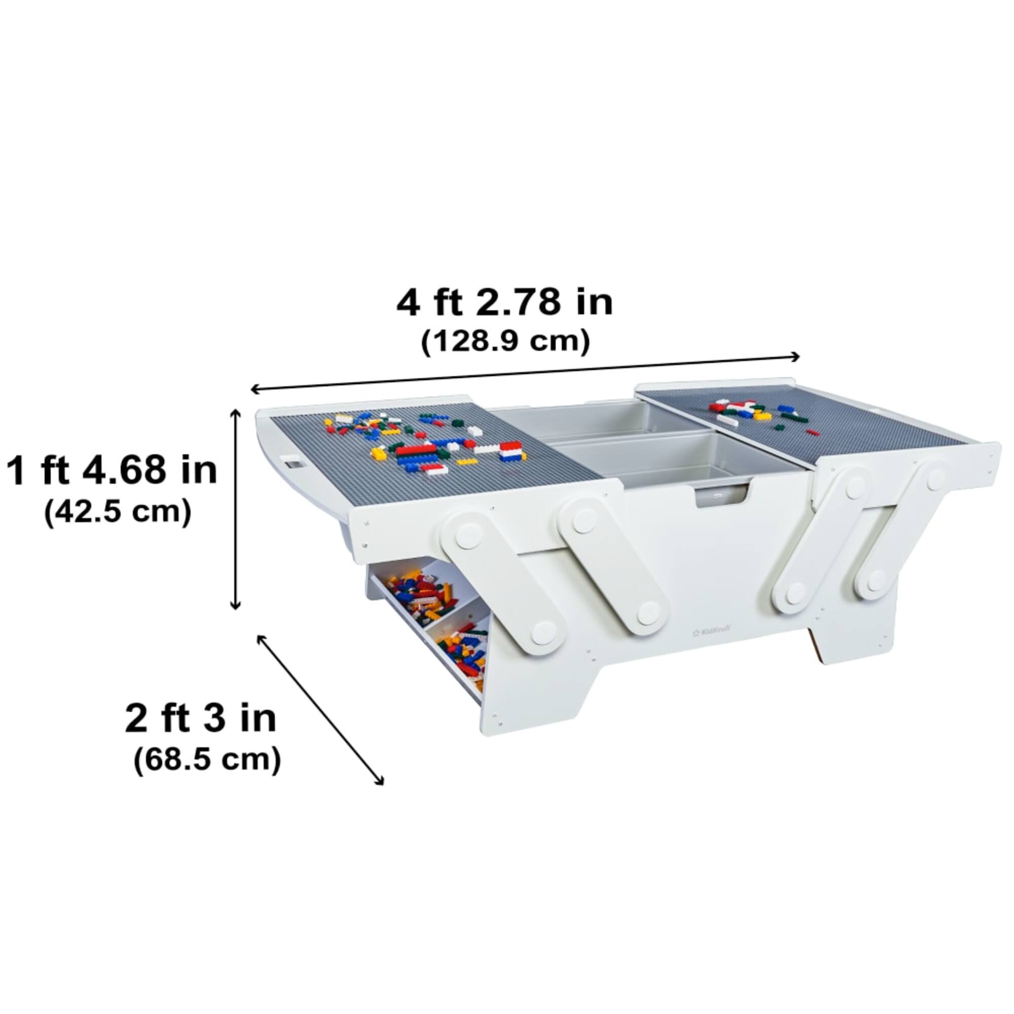 KidKraft Building Bricks Play N Store Mega Table